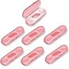 High Toughness Professional Toothpicks Sticks Dental Floss Picks 70 Picks Threader Flosser with 7 Storage Cases, flossing for Family,Hotel,Travel view 1