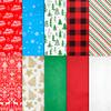 130 Sheets Christmas Tissue Paper- 20" x 20" Christmas Wrapping Paper Holiday Tissue Bulk Perfect for Gift Boxes, Xmas Gift Wrapping Bags, and Wine Bottles(10 Designs) view 1