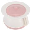 Chamber Pot Plastic Potty Urinals Portable Pee Bucket Urine Pots Night Urinal Potty with Lid for Home Office Pregnant Women Elderly Pink view 1