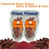 LUNGCHA Spicy Sweet & Sour Plum Powder Mixed Flavor, Seedless Real THAI DRIED TAMARIND Variety Flavors Mixed 3.5 Oz. (100 g.) x 2 pack (Spicy Plum Powder Mixed) view 2