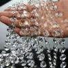 1M 14mm Octagon Beads with Silver Rings Hooks Crystal Chandelier Chain Garland for Transparent Crystal Beaded Curtain view 1