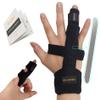 Abaadlw Trigger Finger Splint 2 Pcs, Adjustable Index Finger Splint, Finger Splint Middle Finger, Ring Finger Splint, Pinky Finger Splint,Hand Brace view 1