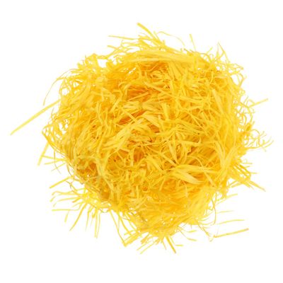Ipetboom 5 Packs Rafia Shredded Paper Crinkled Decorating Color Boxes for Presents Birthday Decorations Party Decorations Shape Straw Filler Paper Shreds Shredded Paper Filler Yellow