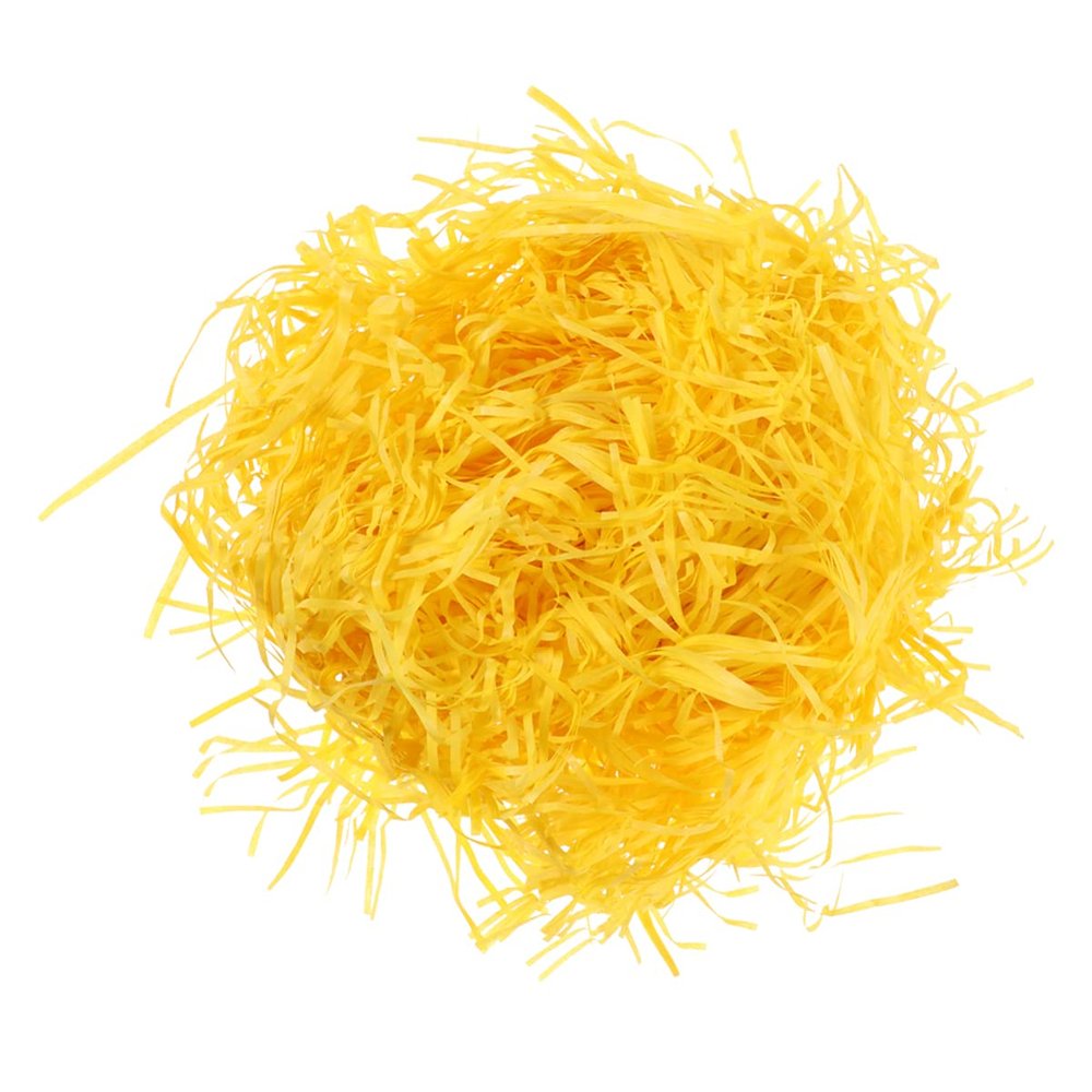Ipetboom 5 Packs Rafia Shredded Paper Crinkled Decorating Color Boxes for Presents Birthday Decorations Party Decorations Shape Straw Filler Paper Shreds Shredded Paper Filler Yellow