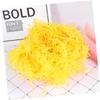 Ipetboom 5 Packs Rafia Shredded Paper Crinkled Decorating Color Boxes for Presents Birthday Decorations Party Decorations Shape Straw Filler Paper Shreds Shredded Paper Filler Yellow view 3