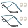 Resmed Airfit P10 Headgear Strap, Replacement CPAP Headgear Compatible with Resmed Airfit P10, 2-Pack (Without Mask) view 1