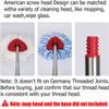 Qulable Spin Mop Replacement Handle - 4-Section 30" to 58" Mop Handle Replacement Stick Compatible with O-Ceda Spin Mop, EasyWring Mop Handle for Floor Cleaning(Mop Head&Base not Include) (Red) view 2
