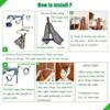 Cervical Traction Device Over Door Neck Traction Device Home Use Cervical Neck Traction Device for Neck Pain Relief,Spine Decompression view 3