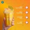 ECO SOUL 50 Pack Compostable Party Cups 16 oz Plant-Based Disposable Clear Cold Cup for Wine, Coffee, Smoothie & Soda Drinks | Cocktail Parties & Birthdays | Non-Toxic & BPA-Free Zero Plastic Glass view 2