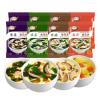 Egg Flower Soup Mix, Vegetable Mix Soup with 4 Flavors (Laver, Spinach, Mushroom, Tomato), 0.3 Ounce (8 Pack) view 1