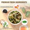 Egg Flower Soup Mix, Vegetable Mix Soup with 4 Flavors (Laver, Spinach, Mushroom, Tomato), 0.3 Ounce (20 Pack) view 3