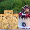 Yinder 100 Pcs Pirate Treat Candy Goodie Gift Bags Pirate Party Favors Treasure Map Loot Cellophane Bags for Nautical Themed Birthday Party view 4