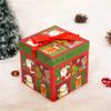 EDWOL Christmas Treat Boxes 3D Xmas Goodie Boxes Christmas Holiday Party Favor Present Supplies Candy Treat Cardboard Cookie Boxes,Red 1# view 2