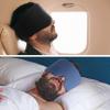 FRESHME Pure Handmade Cotton Sleep Mask - Blackout Eye Mask with Adjustable Velcro Soft and Comfortable Eye Blinder Shade for Men Women Travel Office Nap Airplane Blue view 2