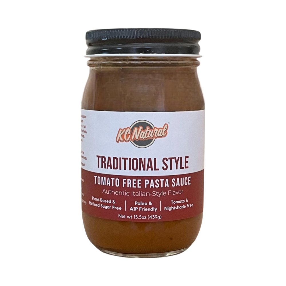 KC Natural | Traditional Style Tomato Free Pasta Sauce | 280mg Sodium (1-pack, 1.00)