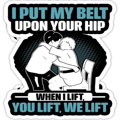 eden tee Funny Gait Belt Lifting Physical Therapy- 4x3 Vinyl Stickers, Laptop Decal, Water Bottle Sticker (Set of 3)