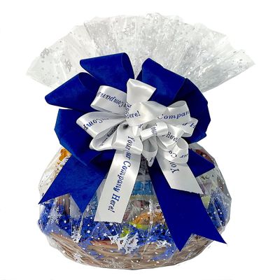 Customize your 38 piece chocolate gift basket of gourmet chocolates, cookies, and crunches! Perfect for businesses, clients, employees, birthdays, thank you and more!