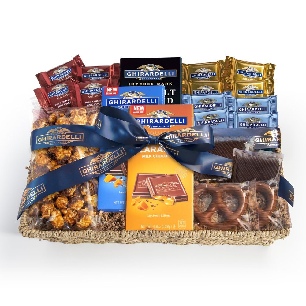 A Gift Inside Signature Ghirardelli Chocolate Delights Gift Basket