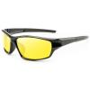 Anti-Glare Night Vision full lens Polarized Reading sunglasses for Mens Women Wraparound Sports Sunglasses Readers (black yellow, 2.5, multiplier_x) view 3