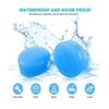 6Pcs Deformable Silicone Mud Earplugs Reusable Waterproof Noise Cancelling Earplugs for Sleep, Swimming, Airplane, Concert Blue view 3