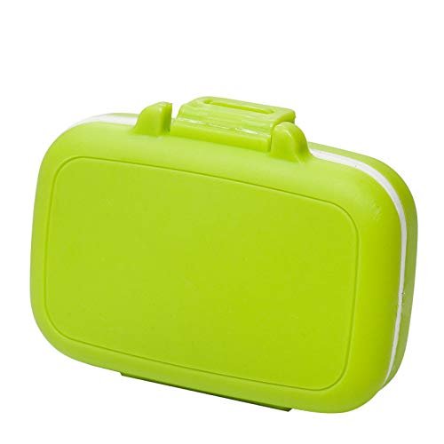 Muti Compartments Travel Pill Organizer Moisture Proof Small Pill Box for Pocket Purse Daily Pill Case Portable Medicine Vitamin