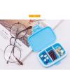 Muti Compartments Travel Pill Organizer Moisture Proof Small Pill Box for Pocket Purse Daily Pill Case Portable Medicine Vitamin view 3