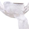 Water Ripple Hollow Jacquard Embroidery Ribbon DIY Bow Head Flower Hair Accessories Bouquet Gift Packaging lace Ribbon (Color : White, Size : 25mm) view 1