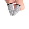 FOMIYES 3 Pairs Anti-Cut Fingertip Protector Protectors Guards Anti-Cutting Sleeve Reusable Covers Thumb Sleeve Cut Resistant Covers view 2