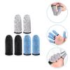 FOMIYES 3 Pairs Anti-Cut Fingertip Protector Protectors Guards Anti-Cutting Sleeve Reusable Covers Thumb Sleeve Cut Resistant Covers view 3