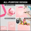 EUSOAR Small Pink Shopping Bags, 25 Pack 10.6x3.1x8.3 inches Gifts Wrap Bags with Handles Bulk, Party Favor Wrapping Bags for Wedding, Craft Grocery, Boutique, Retail, Business view 3