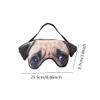 3D Cute Animal Funny Sleep Eye Mask for Men Women, Soft Plush Dog Blindfold Sleeping Mask for Plane Travel Yoga Office Snap Nap Eye Cover Eyeshade view 2