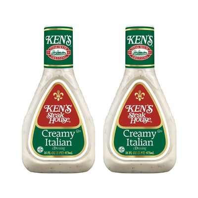 Ken's Steak House Creamy Italian Dressing,16 Fl Oz (Pack of 2)