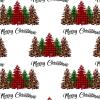 Buffalo Plaid Leopard Print Christmas Wrapping Paper Thick Premium Modern Farmhouse Gift Wrap (12 foot x 30 inch roll) view 2