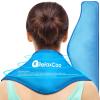 RelaxCoo Neck Ice Pack Wrap, Reusable Gel Ice Pack for Neck Shoulders, Cold Compress Therapy for Pain Relief, Injuries, Swelling, Bruises, Sprains, Inflammation and Cervical Surgery Recovery view 1