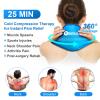 RelaxCoo Neck Ice Pack Wrap, Reusable Gel Ice Pack for Neck Shoulders, Cold Compress Therapy for Pain Relief, Injuries, Swelling, Bruises, Sprains, Inflammation and Cervical Surgery Recovery view 2