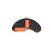 20 pcs Heel Plates Shoe Heel Taps Rubber Tips Sole Heel Repair Pad Replacement with Nails, Middle Black view 2
