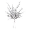 Vickerman 28" Silver Artificial Eucalyptus Glitter Spray - 2 per Bag - Reliable and Durable - Flower Assortment Addition - Lifelike Leaves - Faux Silver Spray view 4