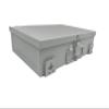 Rapid Care White Metal Empty First Aid Kit Box, 10-1/2'' L x 7-1/4'' W x 2-1/2'' H, 2.5 pounds, 1.0 Count view 2