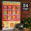 Popcorn Shed Gourmet Popcorn Christmas Advent Calendar 2025, 24 Days of Popcorn - 6 Luxury Flavors, All Natural and Vegetarian Foodie Gift, Non-Chocolate Advent Calendar, British Candy view 1