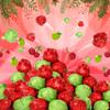 Holiday Red & Green Popcorn by It's Delish, 8 Oz Bulk Bag | Bulk Gourmet Air Popped Pop Corn Snack - Fruity Christmas Themed Candy Confetti | Parties, Buffet, Events  Gluten Free, Vegan, Kosher view 2
