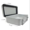 Rapid Care White Metal Empty First Aid Kit Box, 7-1/2'' L x 4-1/2'' W x 2-3/8'' H, 1.32 pounds view 2