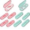 High Toughness Professional Toothpicks Sticks Dental Floss Picks 100 Picks Threader Flosser with 10 Storage Cases, flossing for Family,Hotel,Travel view 1