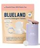 BLUELAND Laundry Detergent Tablets, Starter Set, 60 Count with Tin, Plastic-Free Eco-Friendly Pods, Sheets, Liquid Alternative - Fragrance Free and Clear, Natural, Gentle view 1