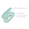 High Toughness Professional Toothpicks Sticks Dental Floss Picks 40 Picks Threader Flosser with 4 Storage Cases, flossing for Family,Hotel,Travel view 2