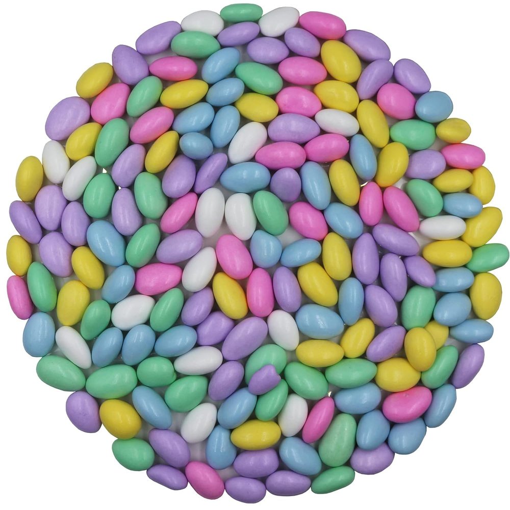 American Best Food Assorted Pasted Jordan Almonds, Kosher (1LB)