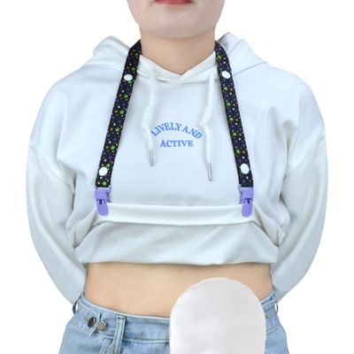2 Pack Stoma Shirt Saver Straps Ostomy Bag Change Assistance for Keeping Your Shirt Clean Ileostomy Urostomy and Colostomy Supplies