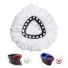 6 Pack Mop Heads Replacement Compatible with O-Ceda EasyWring Spin Mop, Microfiber Spin Mop Refill Easy Cleaning Mop Head Replacement for Floor Cleaning Deep Cleaning for Home Office view 2