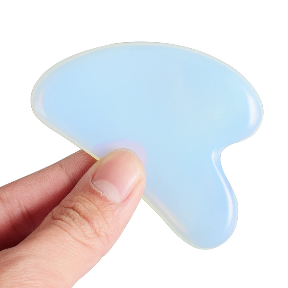 1 Piece Opalite GuaSha Stone Massage China Traditional Massage Guasha Tool