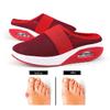 XIRUJNFD Air Cushion Slip-On Walking Shoes Orthopedic Diabetic Walking Shoes, Best Orthopedic Walking Shoes for Women (Dark Red,8) view 1