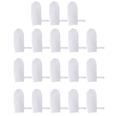 Healifty 1set Gauze Finger Toothbrushes Boy Girl Oral Cleaners for and Tongue Cleaning and Soft Material for Newborns and Convenient for Daily Use